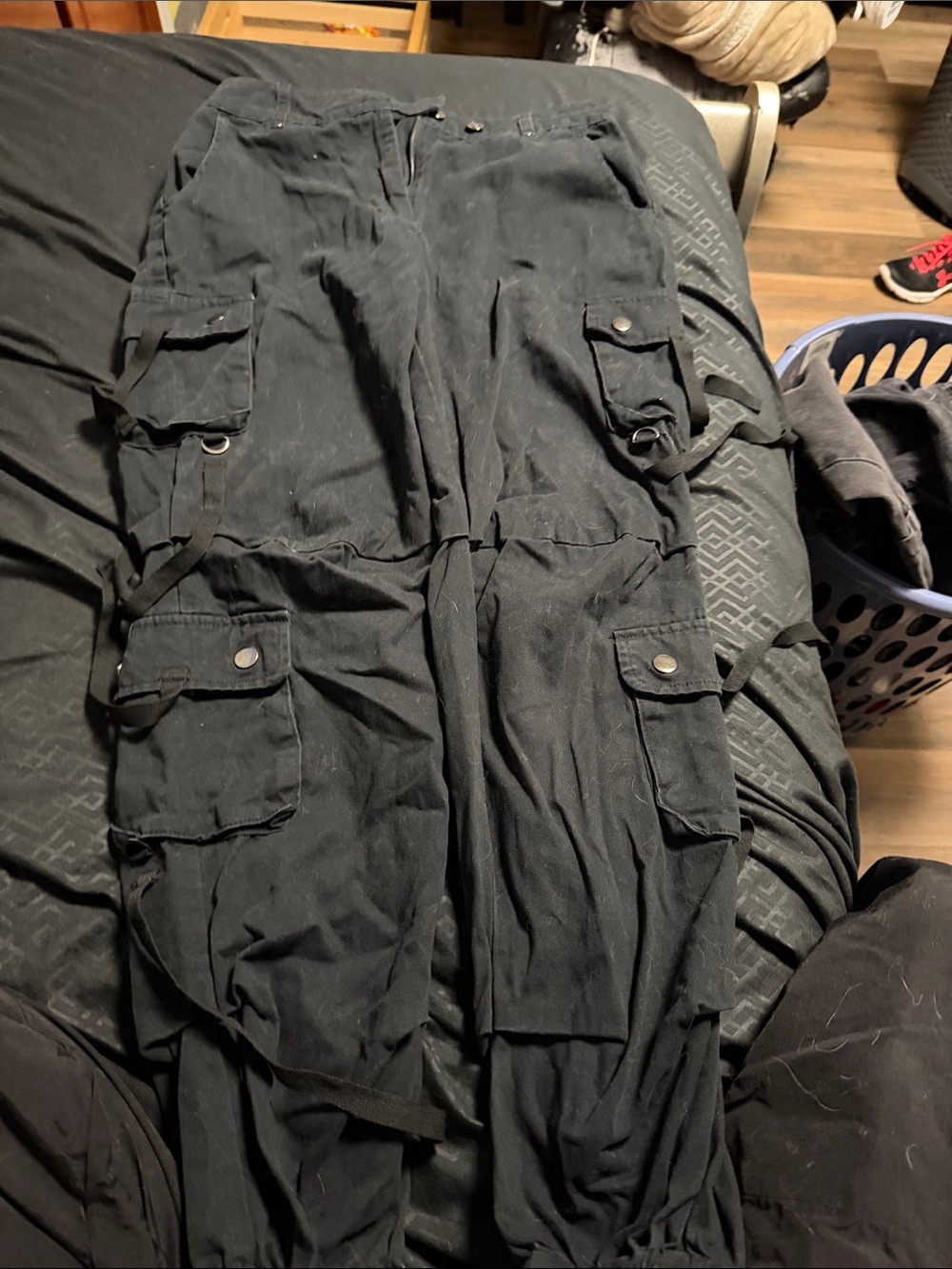 Women's Black Cargo Pants - Utility Style